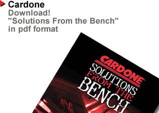Cardone So;utions From The Bench